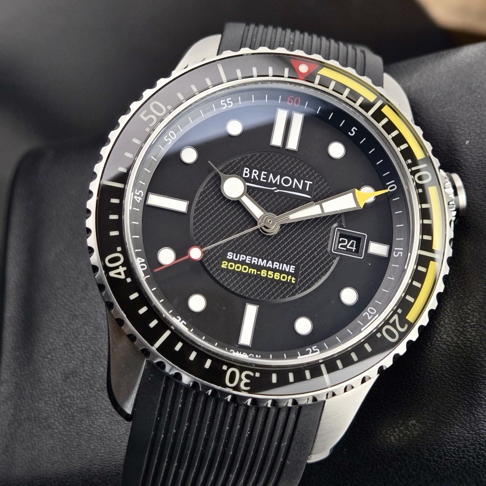 Bremont S2000 Supermarine Black Dial 45mm Automatic Men’s Watch S2000-YL-S