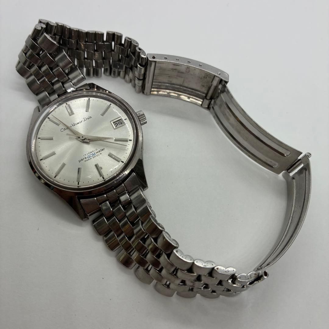 CITIZEN Homer Date 81302-Y, manual winding, working condition, 2330