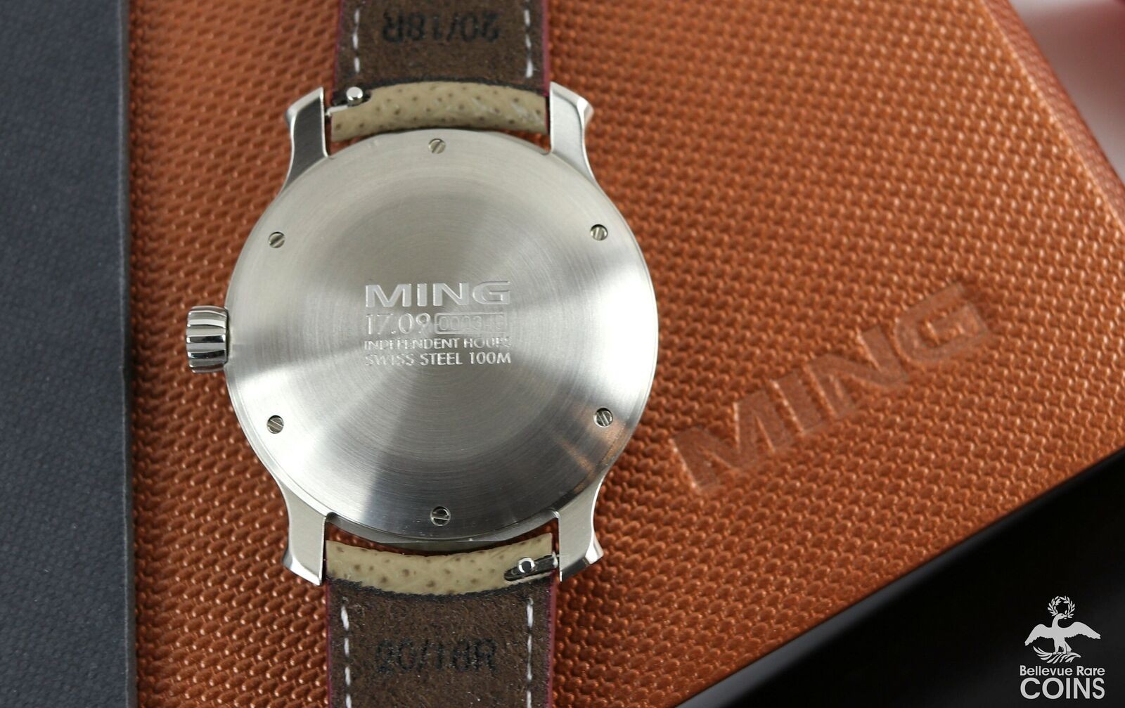 MING’s 17.09 Automatic Burgundy Dial Calibre 330 Handmade Strap Men’s Watch
