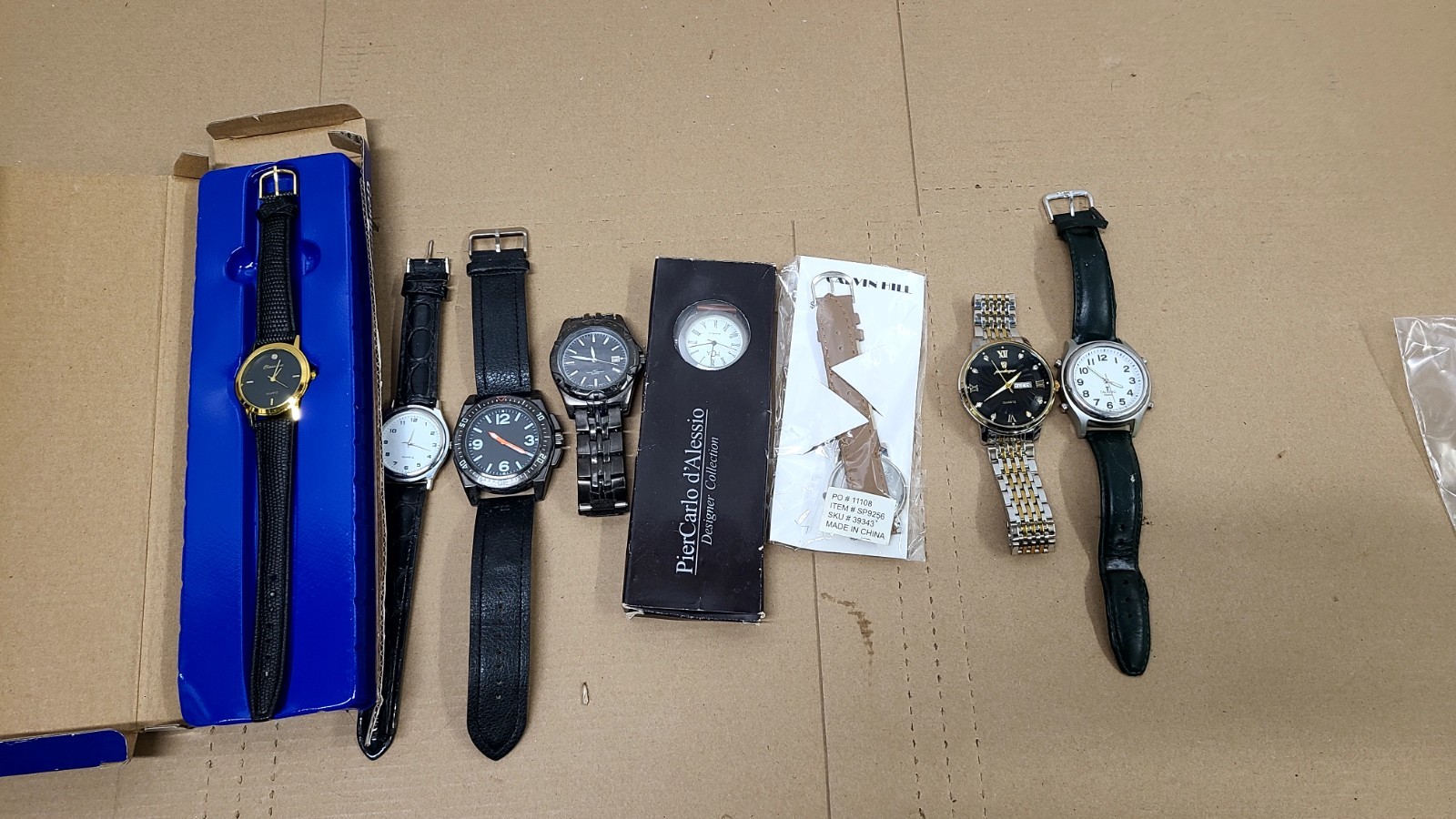 8 Lot MISCELLANEOUS WRIST WATCHES New Old Stock Various Brands