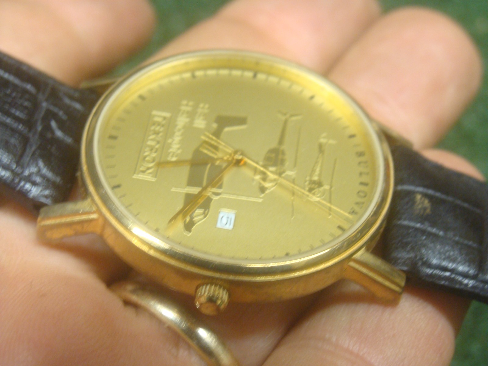 Bulova Bell Helicopter Textron 25 Year Service Watch 2011 – VERY NICE – new bat.