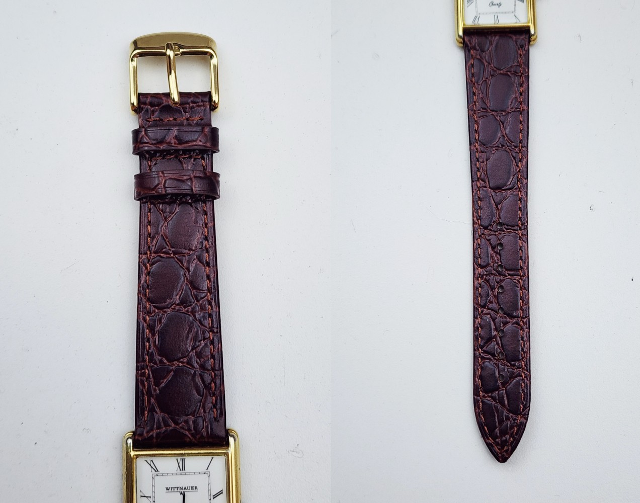 Men’s SWISS Vintage Watch WITTNAUER “Tank” 9782. Midsize
