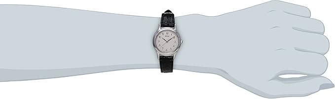 Seiko STTC005 Quartz White Dial Brown Leather Ladies Watch