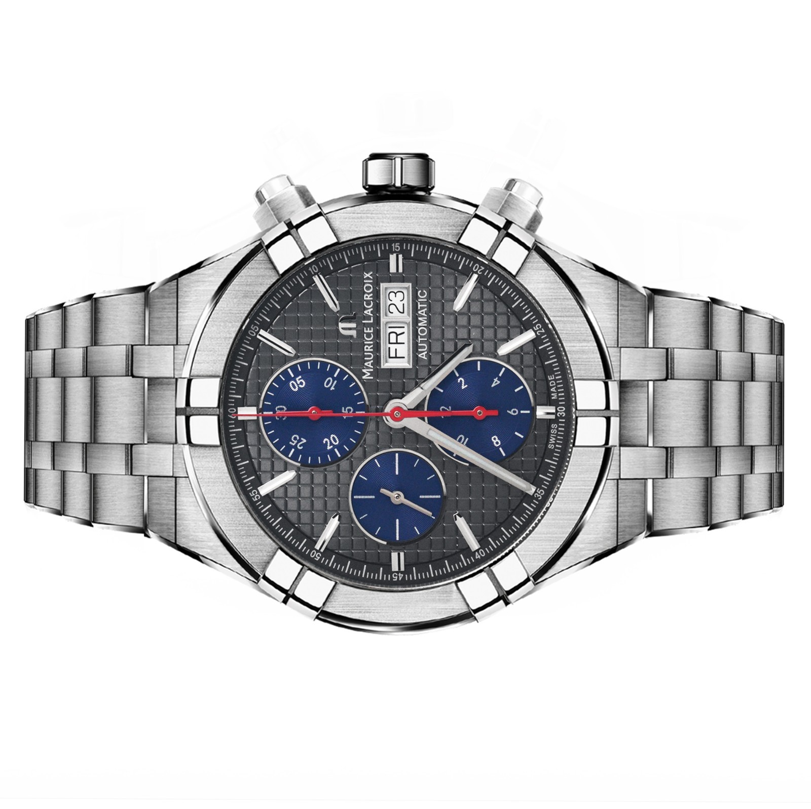 Maurice Lacroix Aikon Automatic Chronograph Wristwatch AI6038-TT03F-330-1