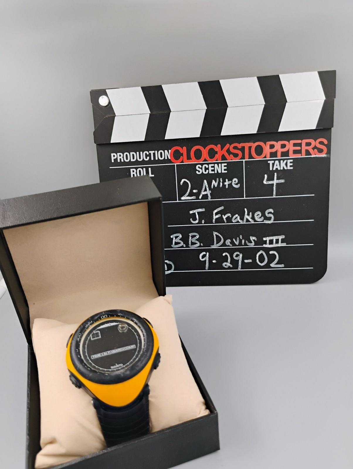 Suunto Vector Yellow ABC Digital Watch Movie Style Prop 127 Hours Hypertime