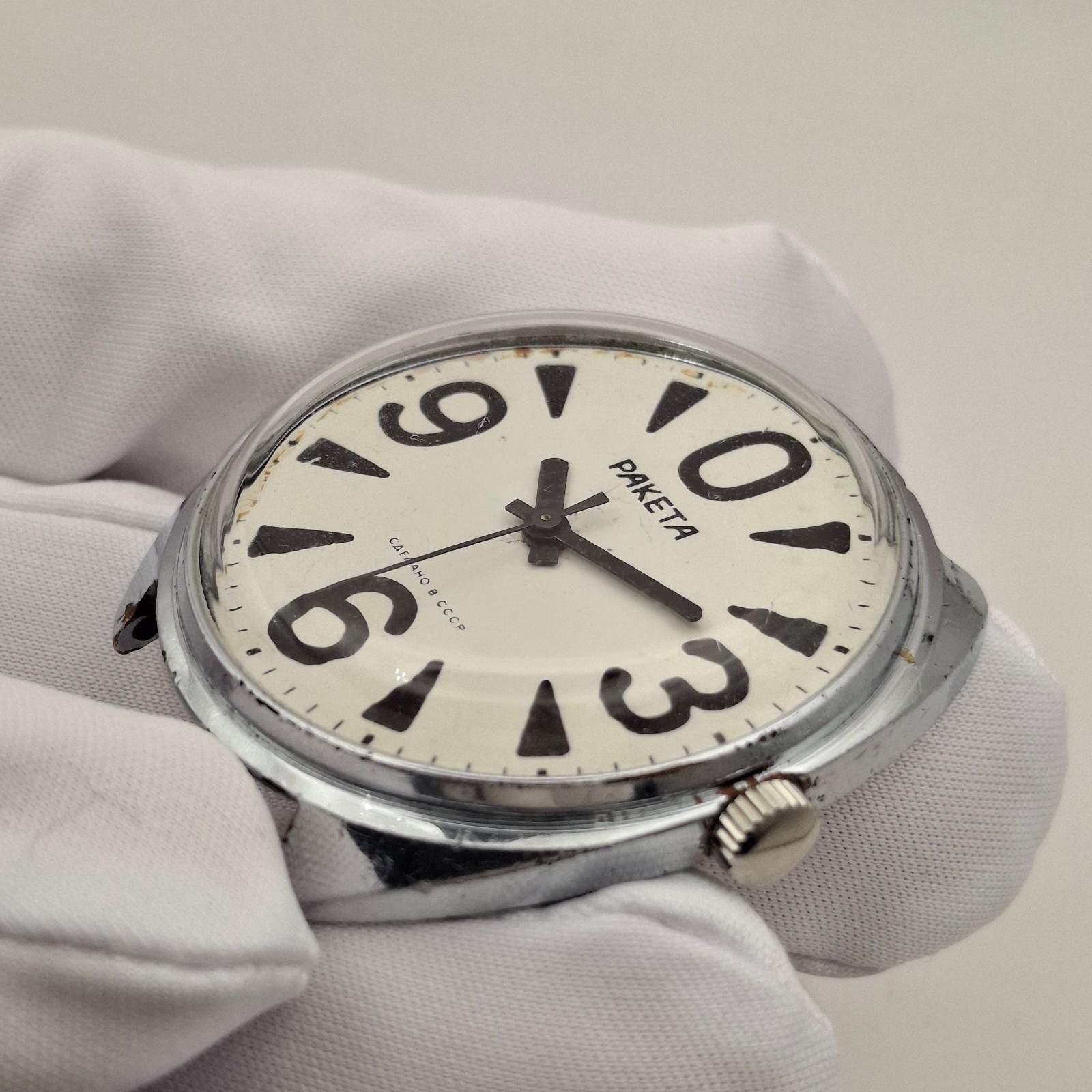 Authentic RAKETA Big Zero USSR Vintage Watch 2609.HA Original 1980s
