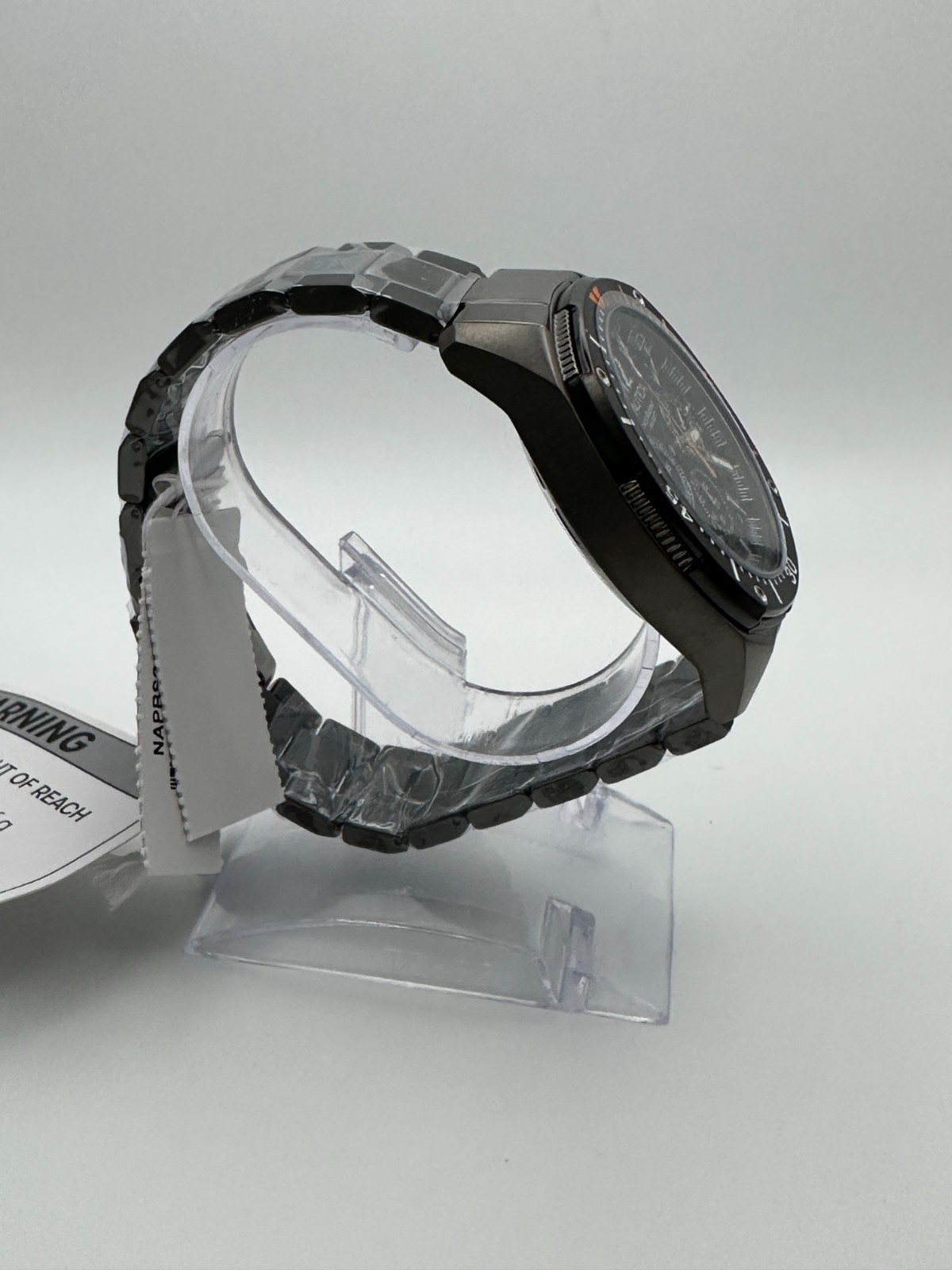 Nautica NCT Blue Sail 46mm Gun Metal Chrono Quartz Watch – NAPBSS506