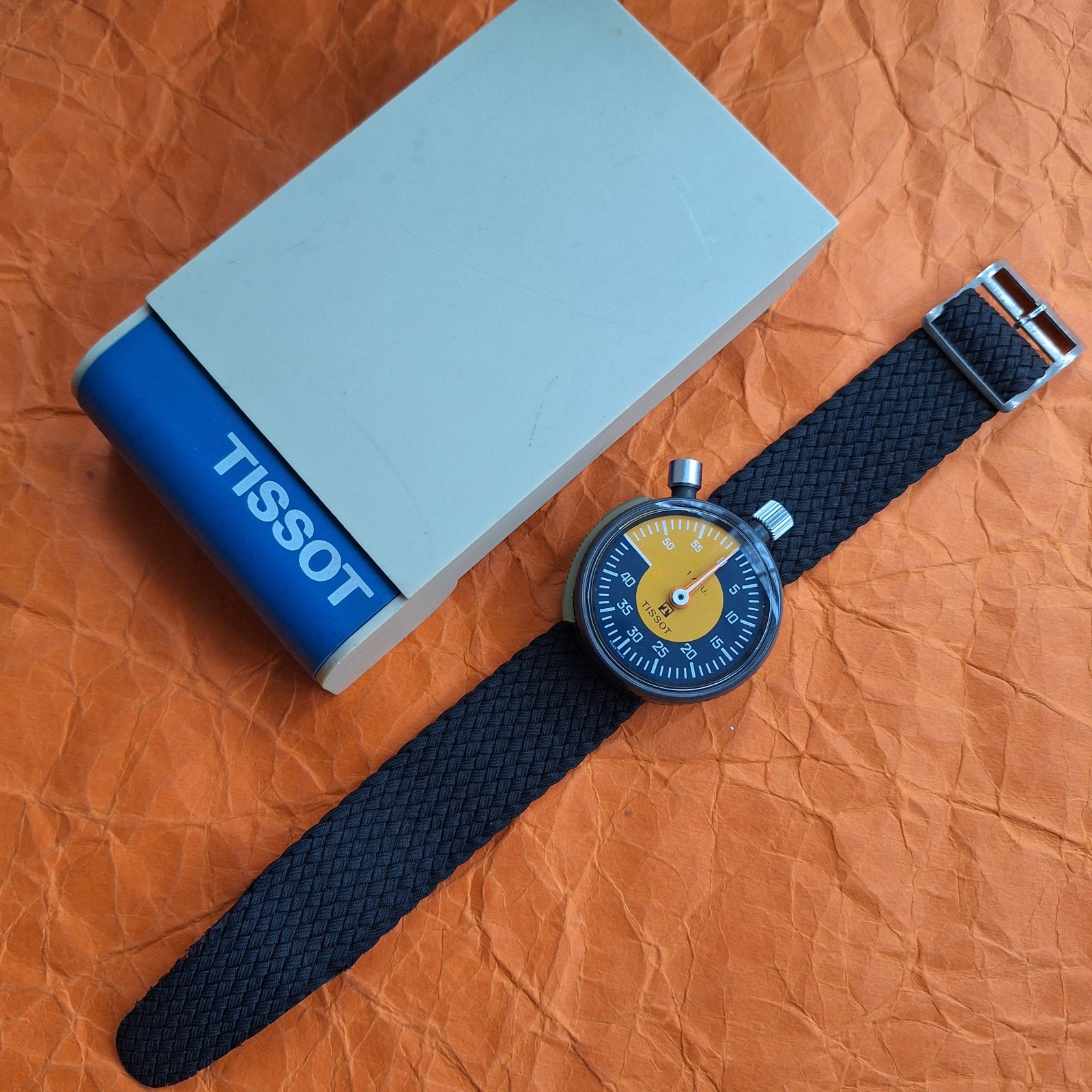 TISSOT 1979 FIFA REFEREE SOCCER STOPWATCH LEMANIA 7160