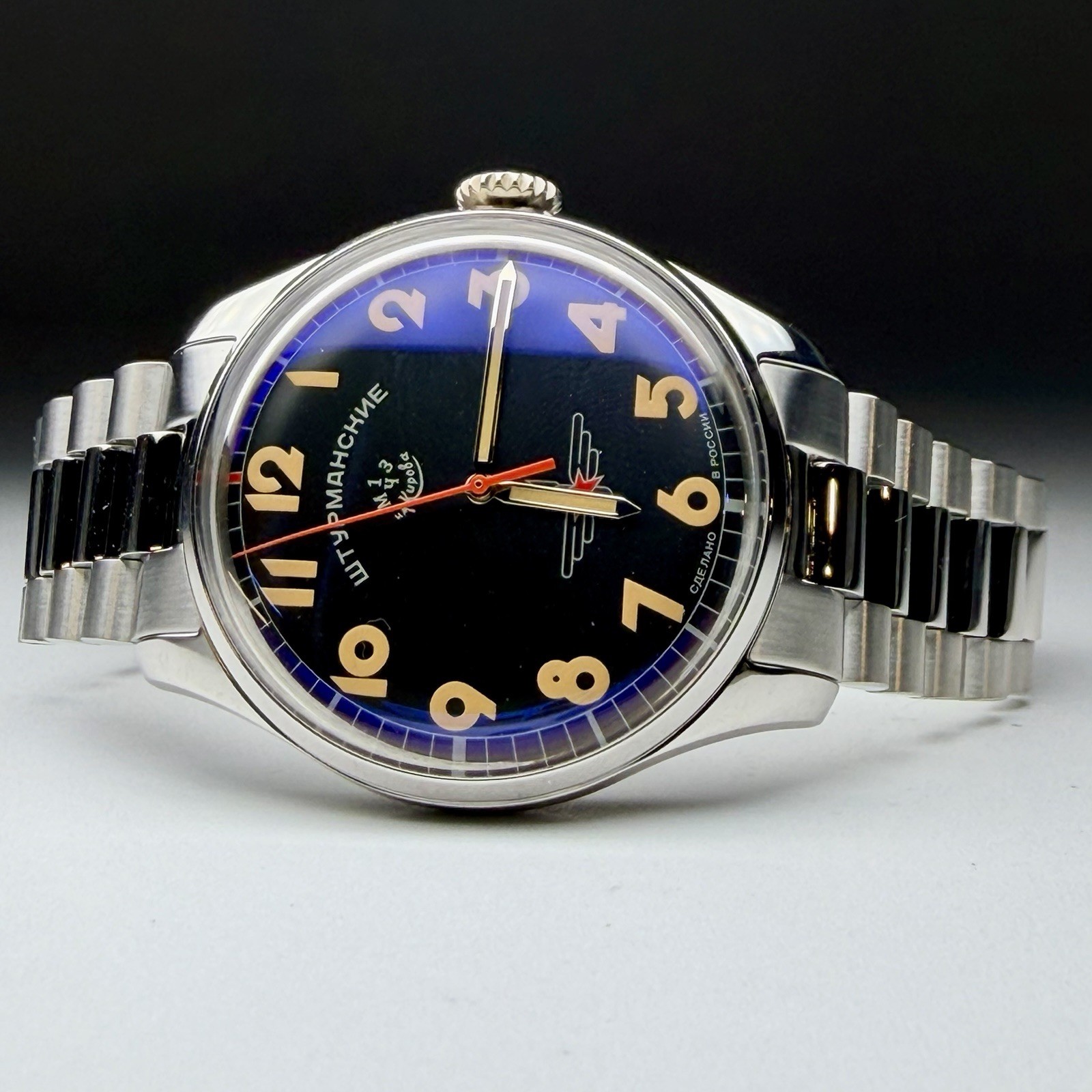 Sturmanskie Gagarin Heritage Automatic Black Dial Watch Vostok 2609/3745478