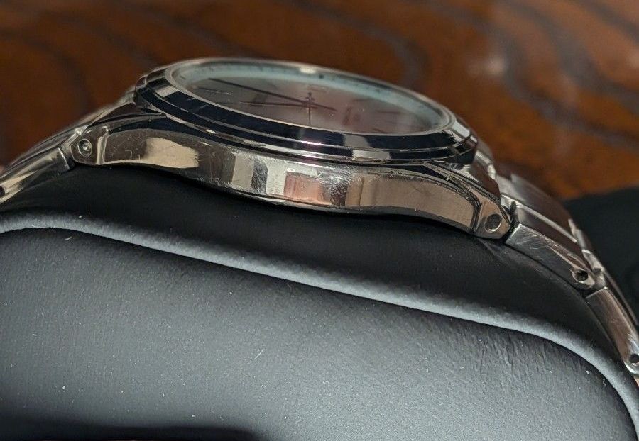 SEIKO 7B42-0AL0 Radio Solar Men’s Watch Silver Dial