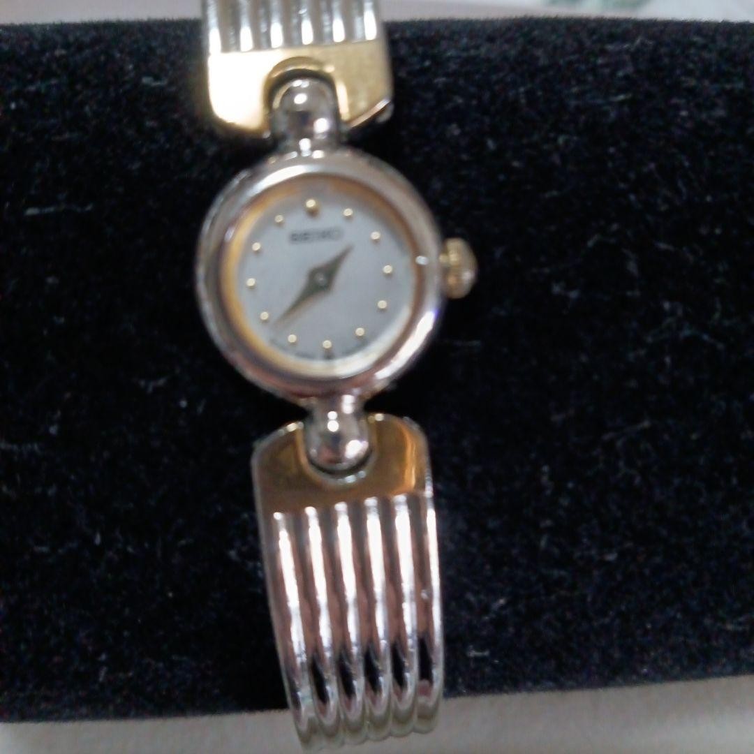 SEIKO Ladies Bangle Watch Quartz Combination Color