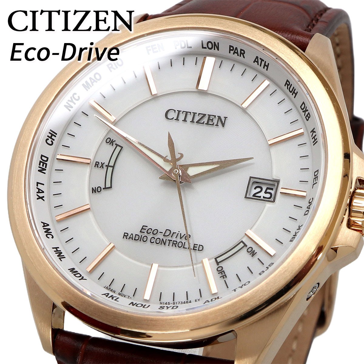 [B1Y] Citizen Collection Eco-Drive Radio Controlled Watch CB0253-19A [r6w]