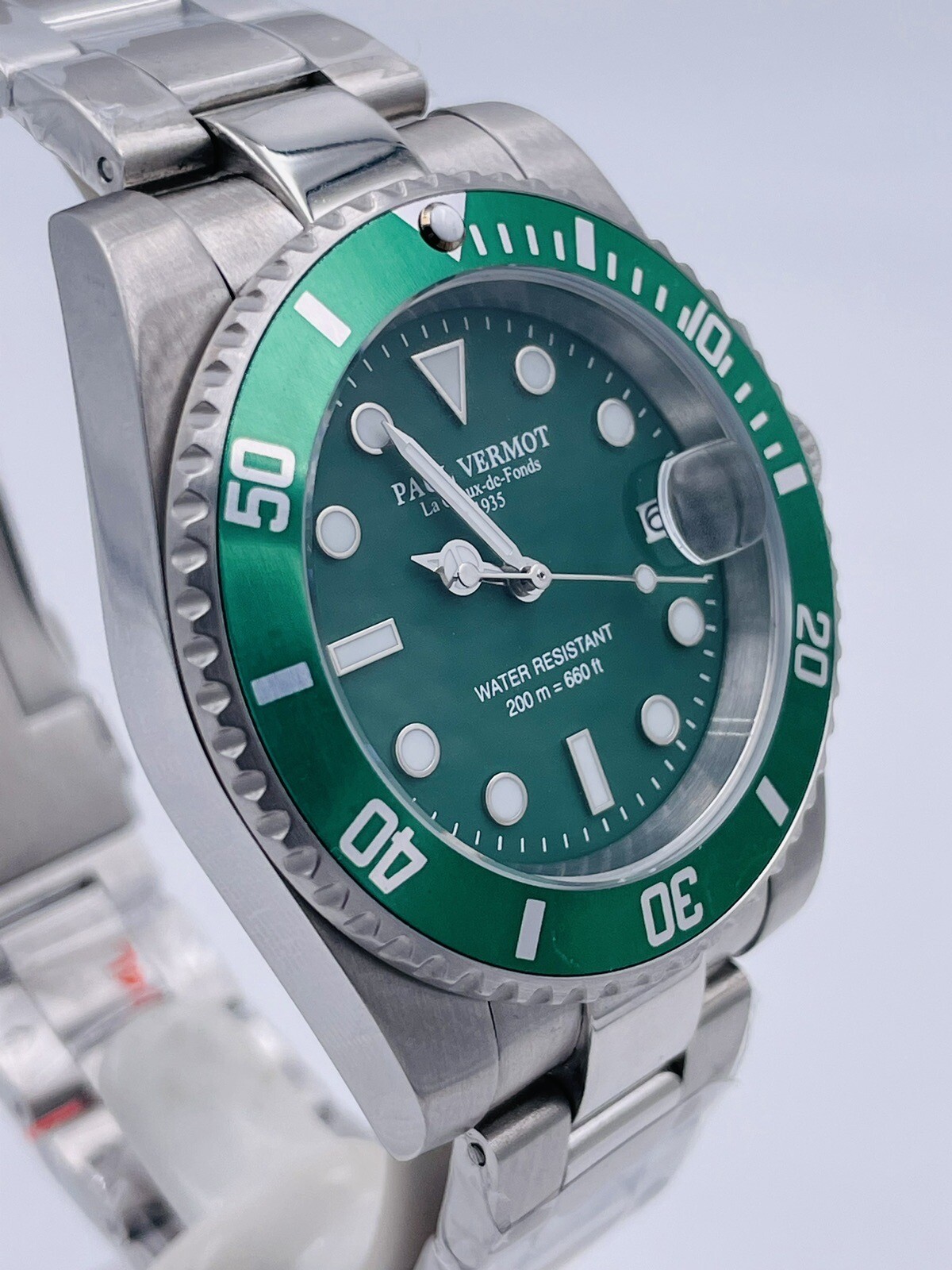Paul Vermot NewSub 200m Automatic Seiko P211VO/410 Watch Hot Discount New