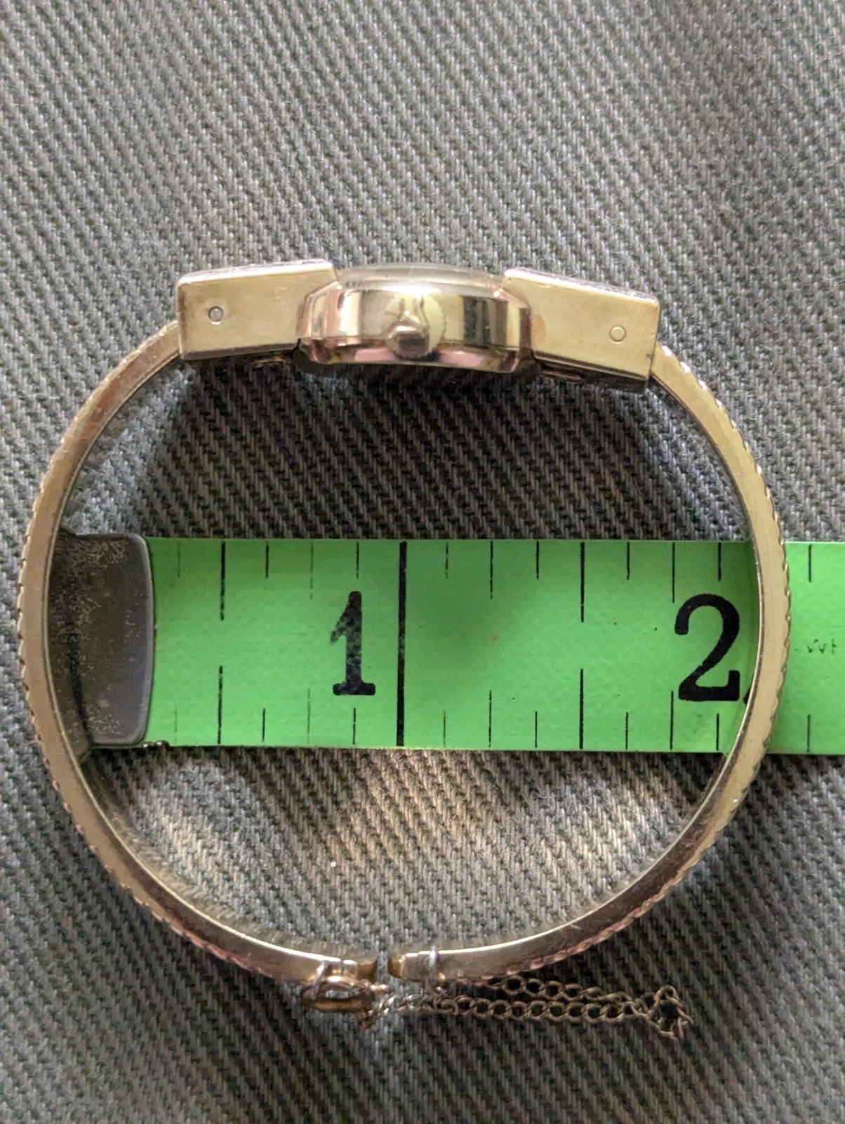 Vintage Wittnauer Womens Watch 13mm Cocktail 10K RGP Manual Wind bangle Band