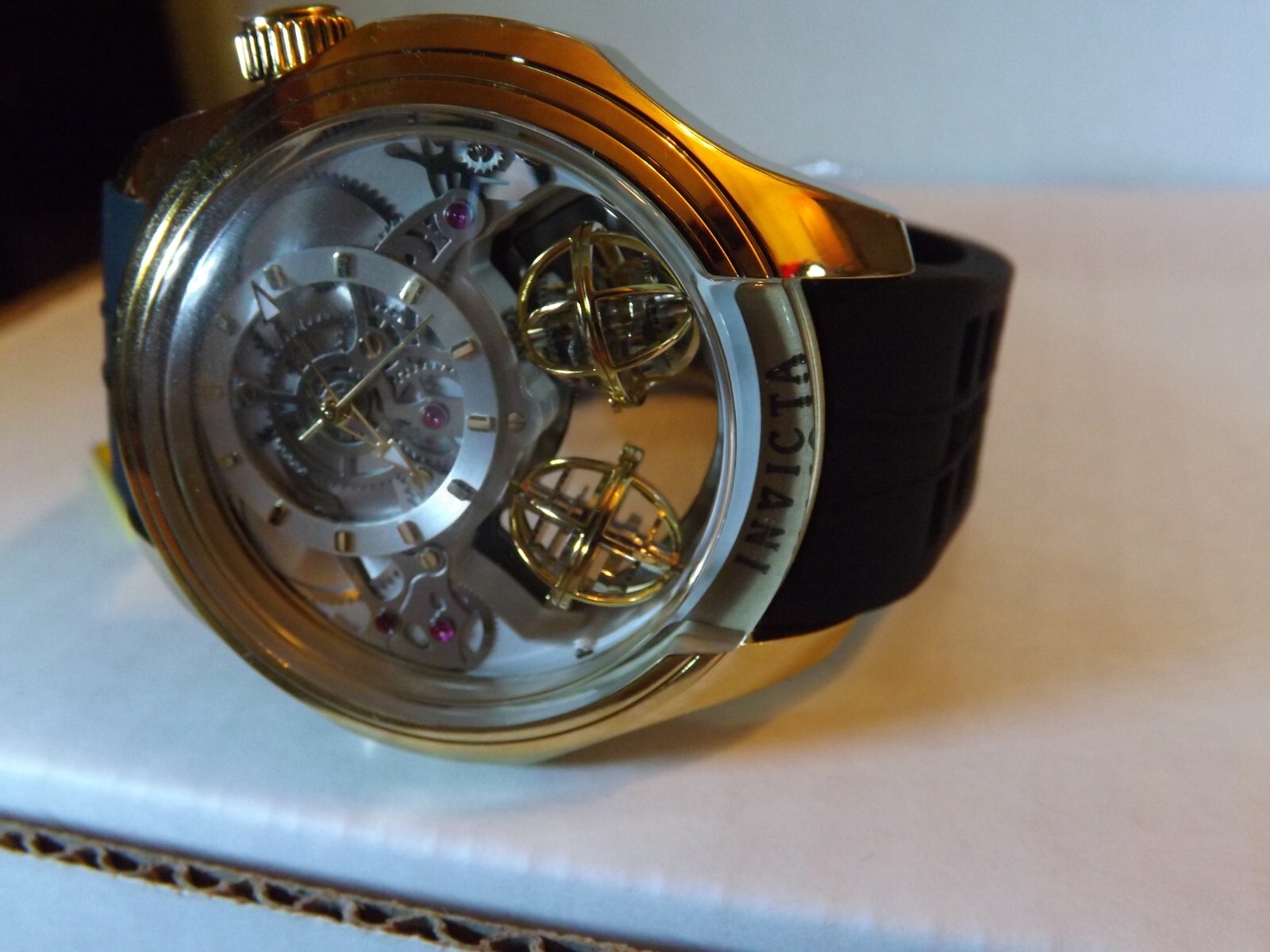 Invicta Mens Specialty Twin-Axis Watch (Model# 47375) Quartz – 30WR -Brand New
