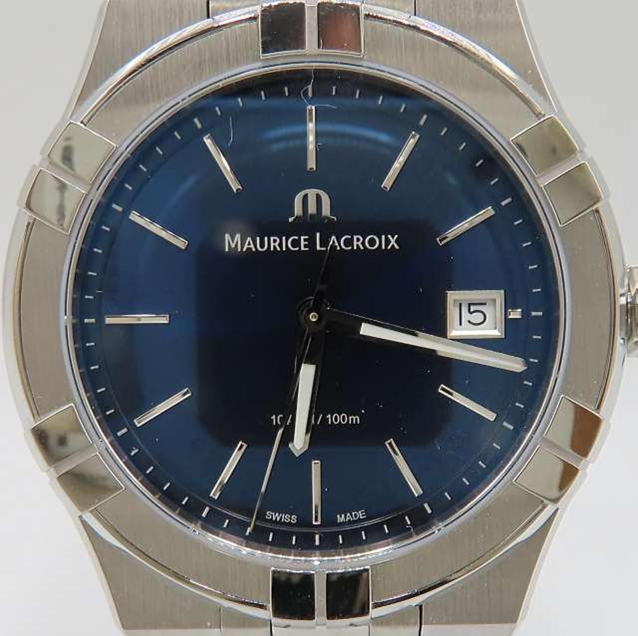 [B1N] Maurice Lacroix Aikon Quartz 40mm AI1108-SS002-430-1 Men Watch [z2w]
