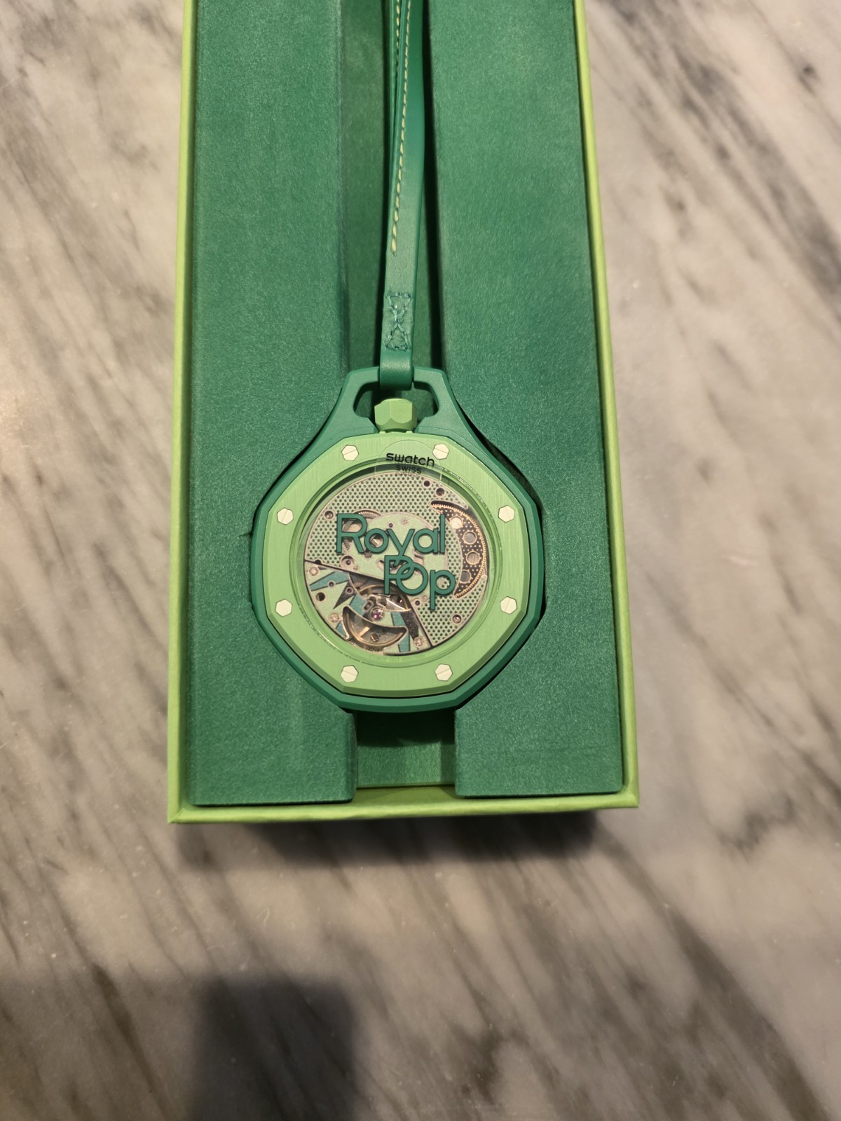 Brand New Swatch × AP Royal Pop “Green Eight” ✅️ 100% AUTHENTIC