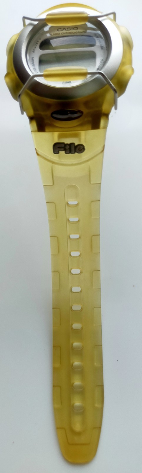 Vintage Casio Baby-G BG-380 Shock Resistant Yellow Transparent Watch New Battery