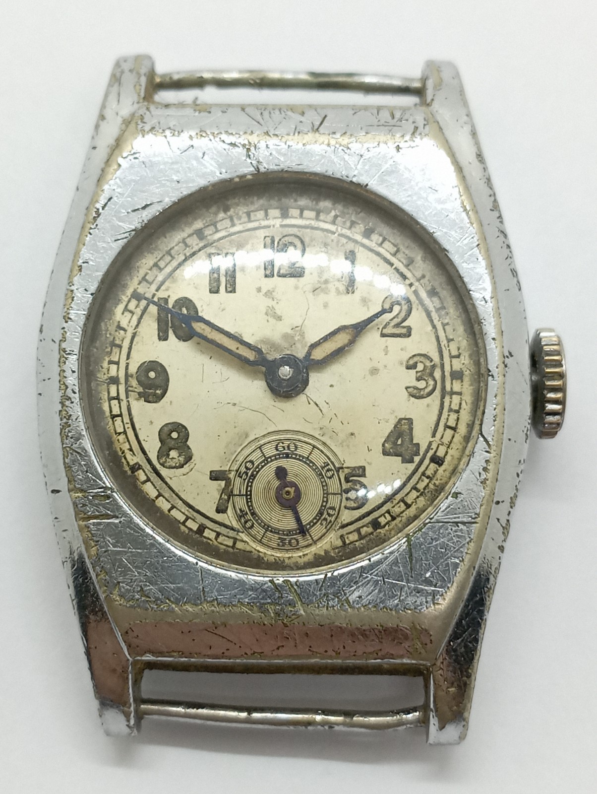 Vintage Tank Watch Cal. Cupillard 233 From 1920’s Military Working Very Well