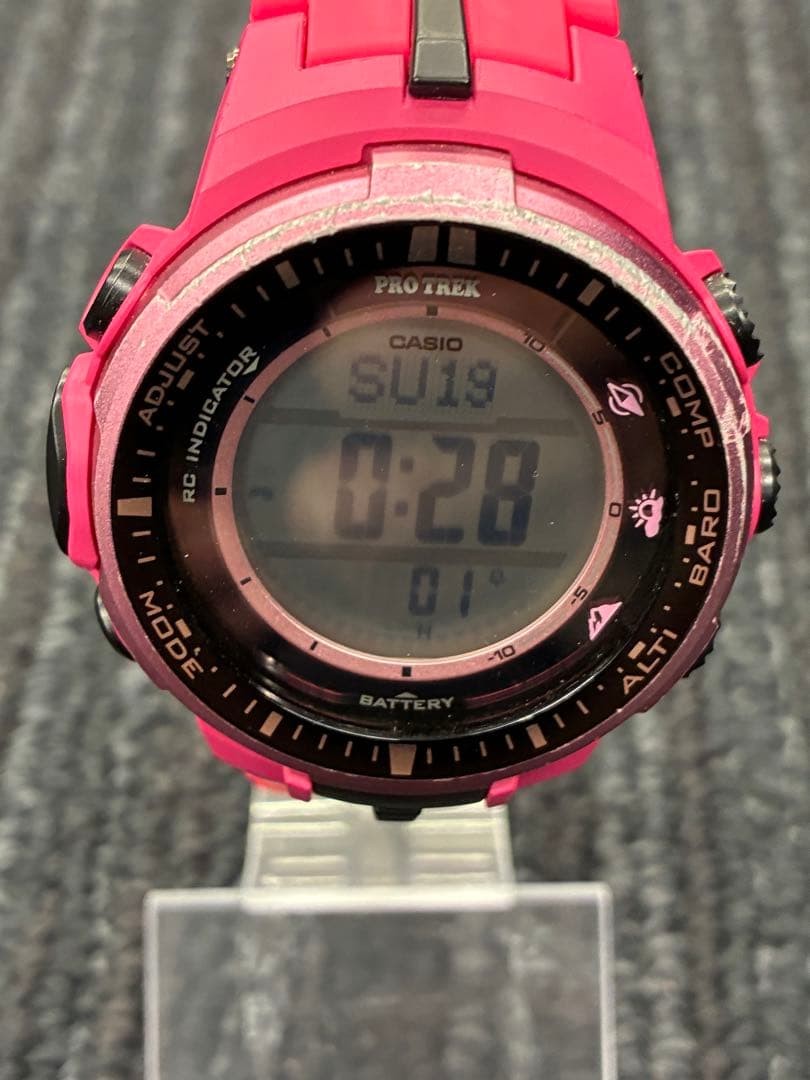 Casio Pro Trek PRW-3000 Pink Digital Outdoor Watch