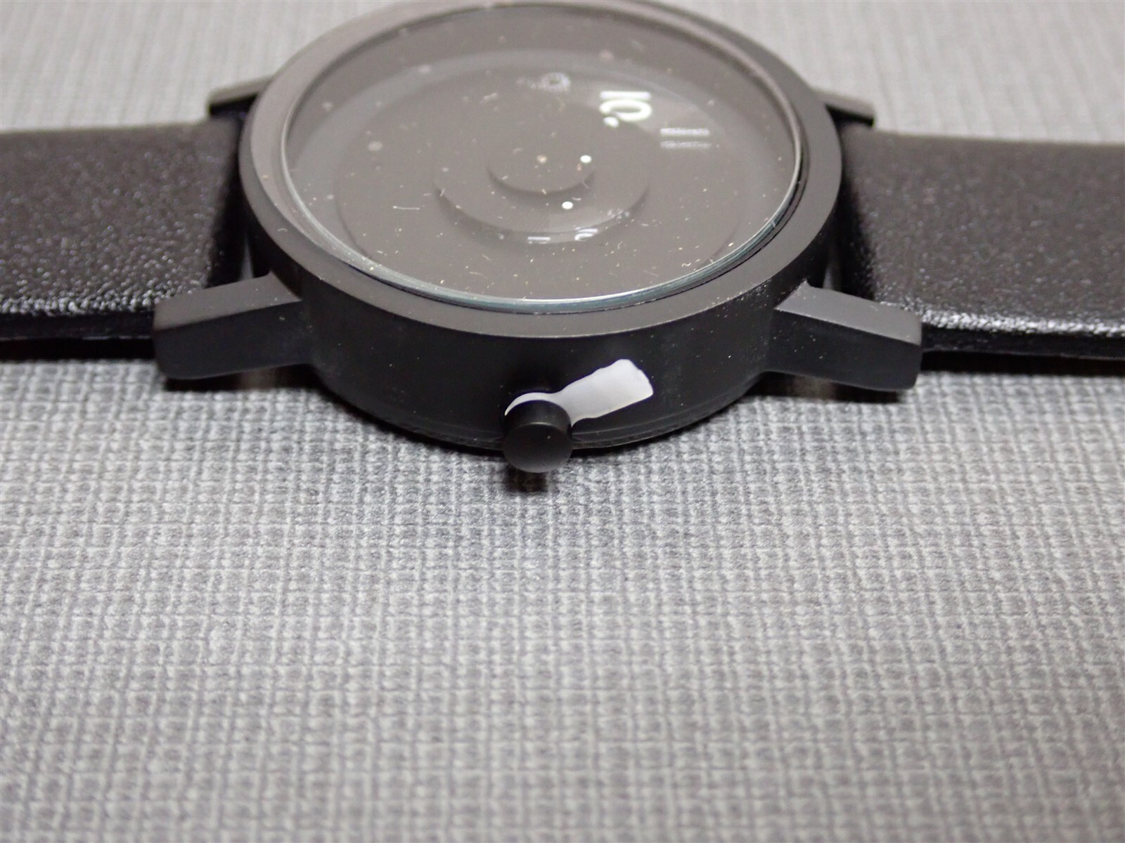 NEW Projects Watches PJT-7203B Black Reveal 33mm Black Leather Band Watch