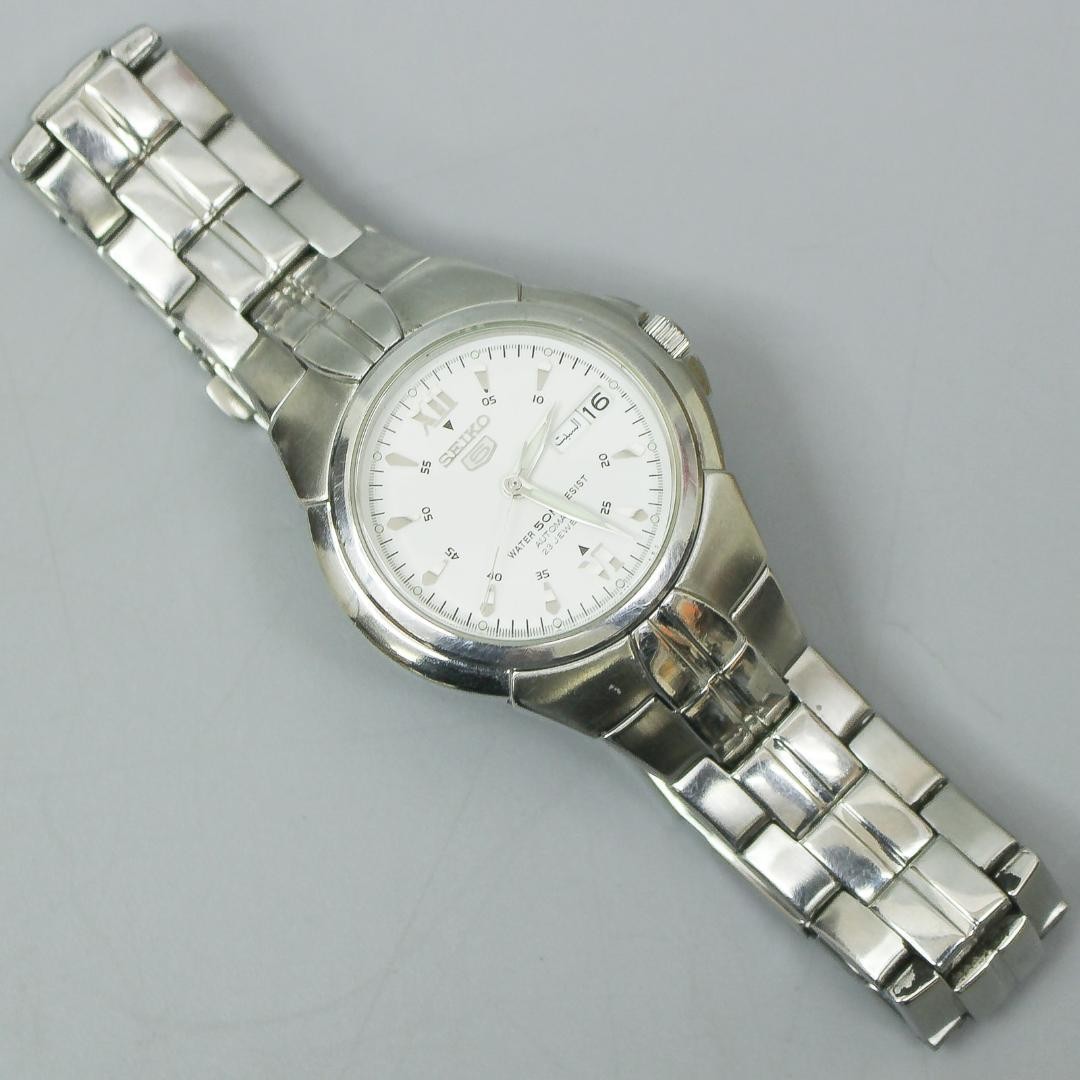 Seiko 7S36-01L2 R2 Automatic Watch 23 Jewels Men’s Self-Winding Wristwatch Used