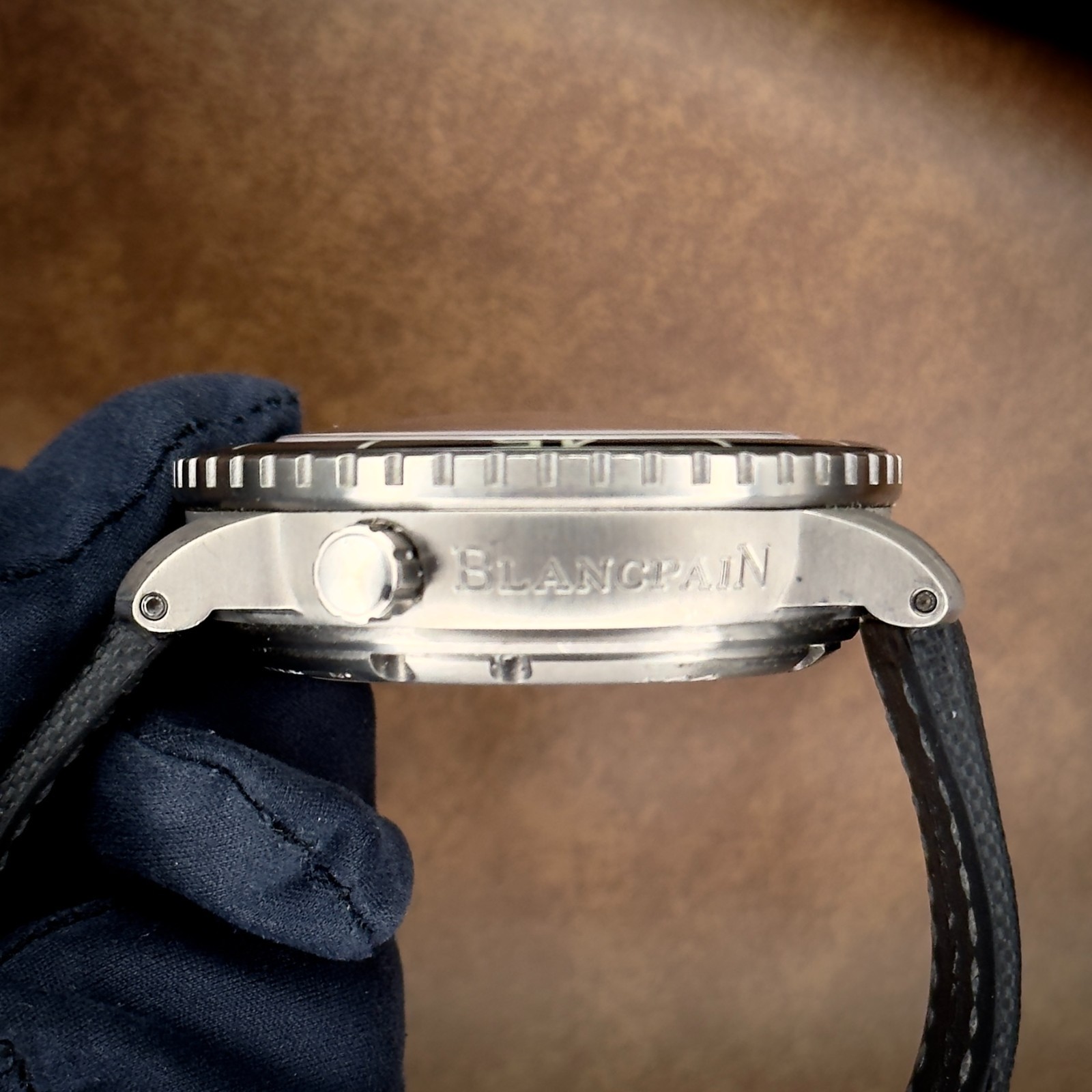 Blancpain 500 Fathoms 50015-12B34-52B Cannes Limited Edition, 48mm Titanium B&P!