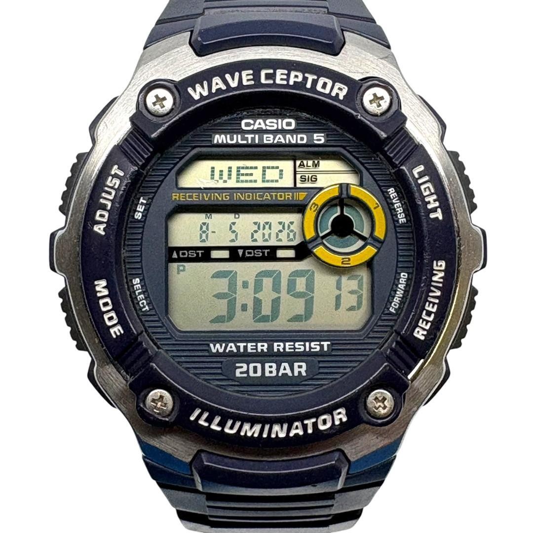 [Battery Replaced] CASIO WV-M200 Wave Ceptor Radio-Controlled Watch From Japan