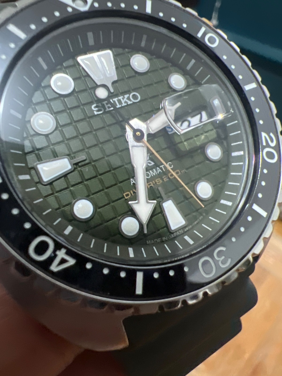 authentic Seiko Prospex Olive Green Men’s Watch🔥SRPE05 Made In Japan 🇯🇵 OMG!