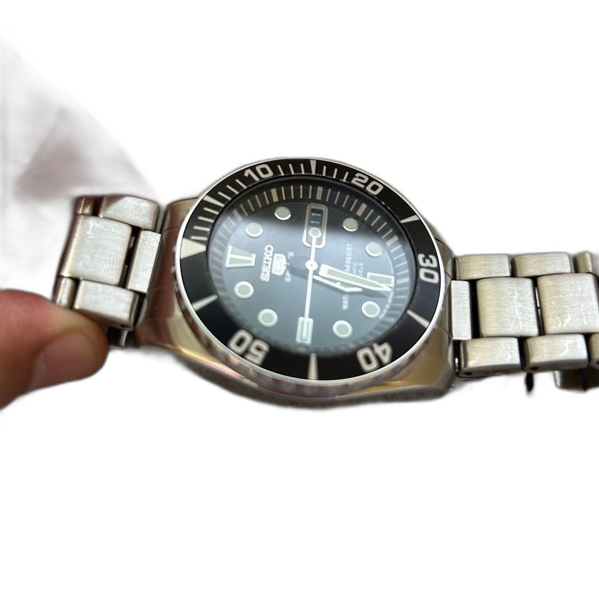 Seiko 5 Sports Automatic Diver’s Watch SNZF17J1 Pre-owned – Good
