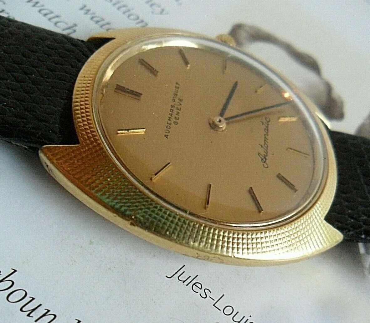 Audemars Piguet/AP Hobnail 18KYG Cal.K2120 Automatic Winding 1970 Watch