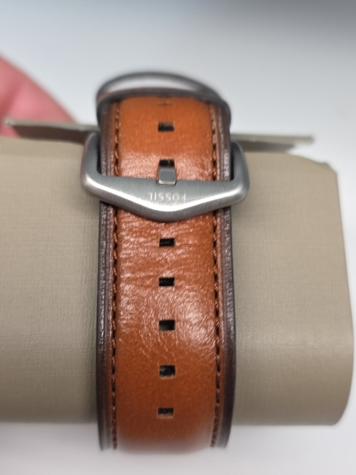 Fossil Men’s Chronograph Townsman Light Brown Leather Strap Watch 44mm FS5279 –