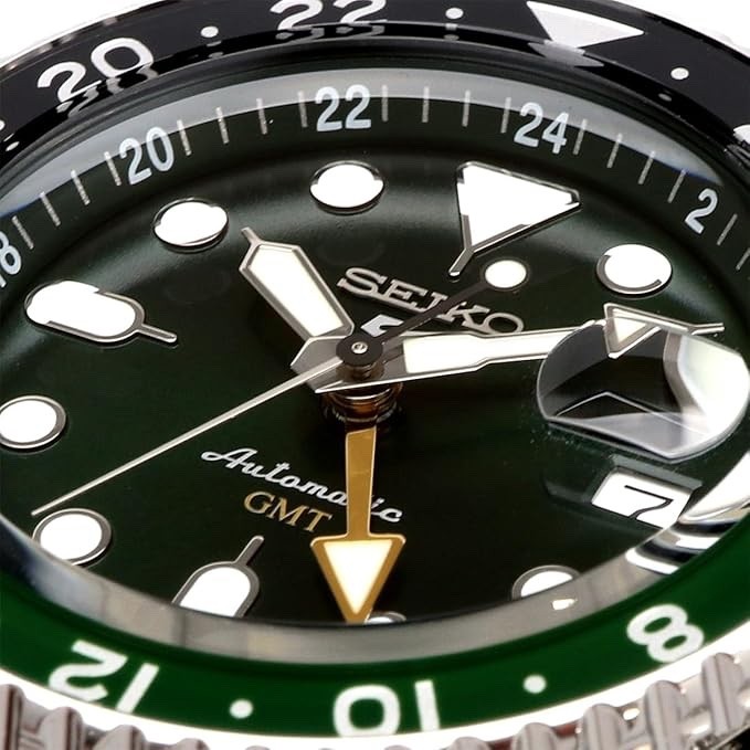 Seiko 5 Sports GMT SBSC019 SSK035 Green Sprite Automatic JDM New