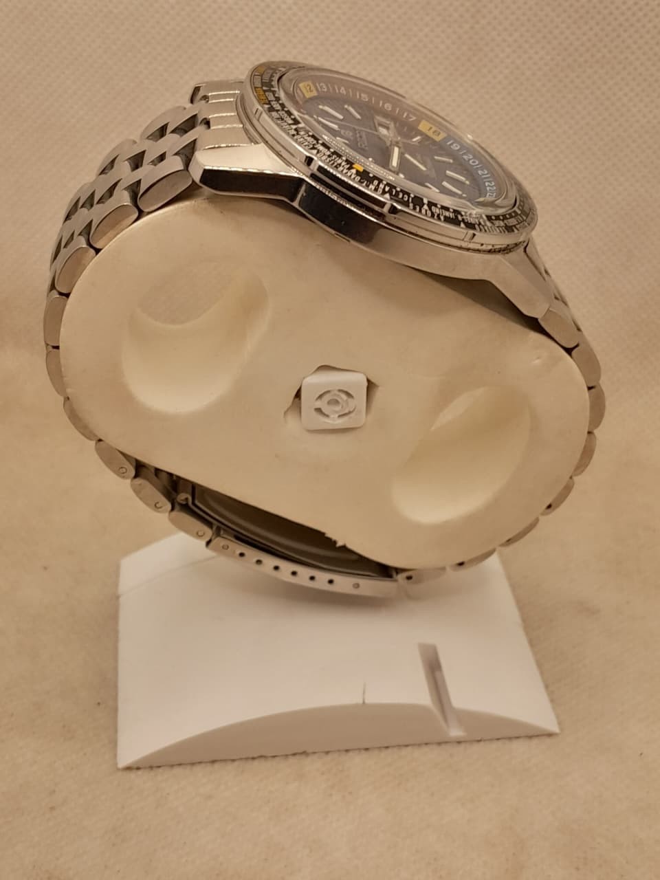 Vintage Ricoh Automatic Men’s Watch 21 Jewels Japan Made Silver Day Date