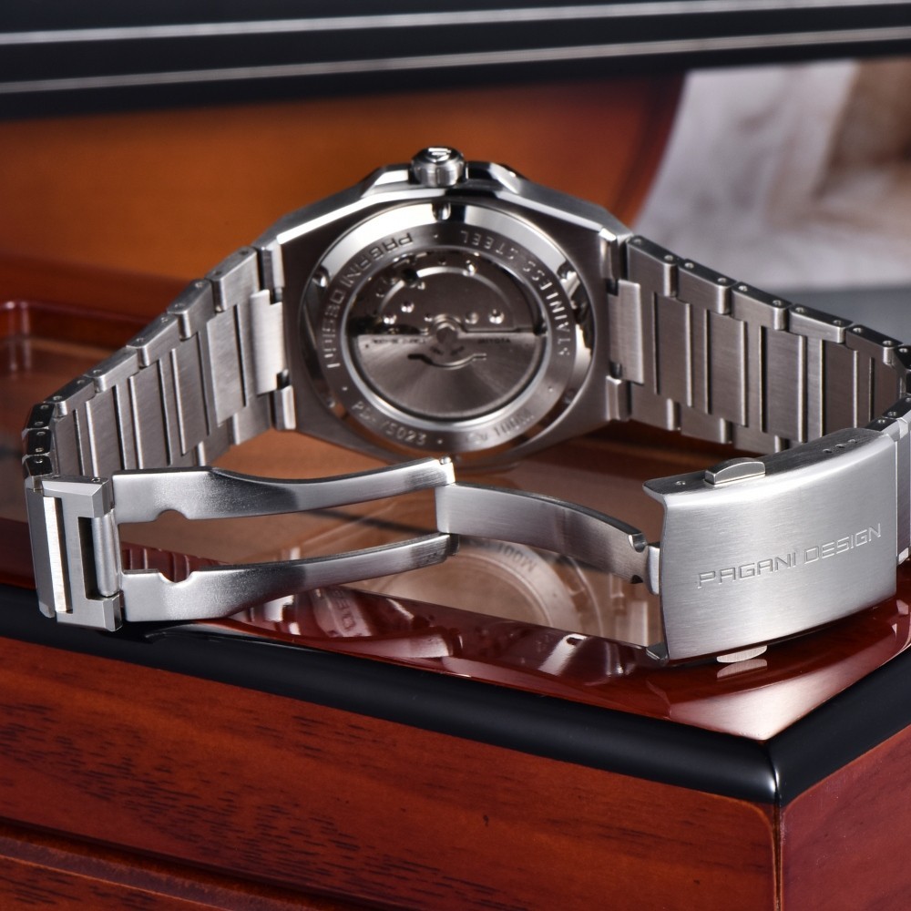 Men’s Automatic Mechanical Watch Miyota Movement Sapphire Glass 100M Waterproof