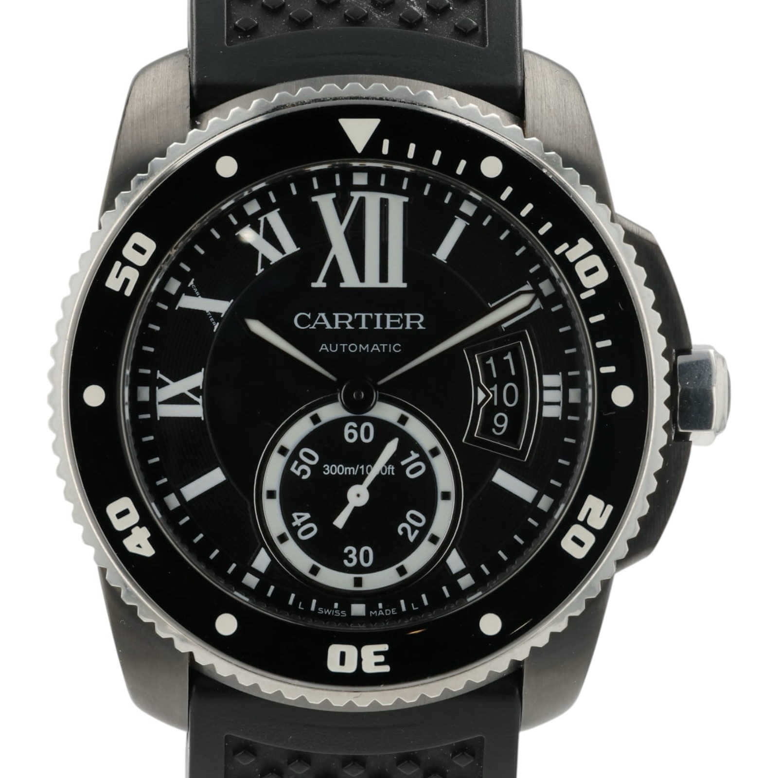 Cartier Calibre De Cartier Black Dial Steel 42mm Automatic Men’s Watch WSCA0006
