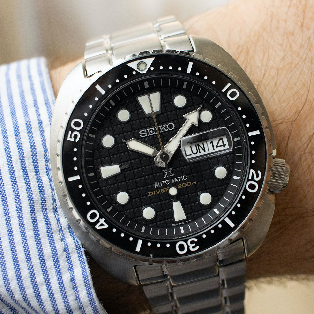SEIKO Prospex Sea SRPE03 Black Dial Automatic Diver Men’s Watch New with Box