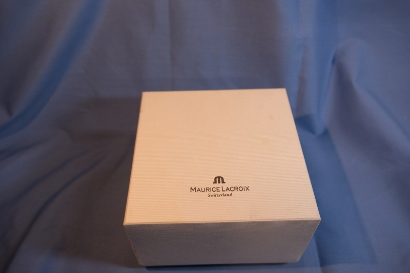 Maurice Lacroix Pontos Chronograph PT7548 Automatic White Dial Box & Papers