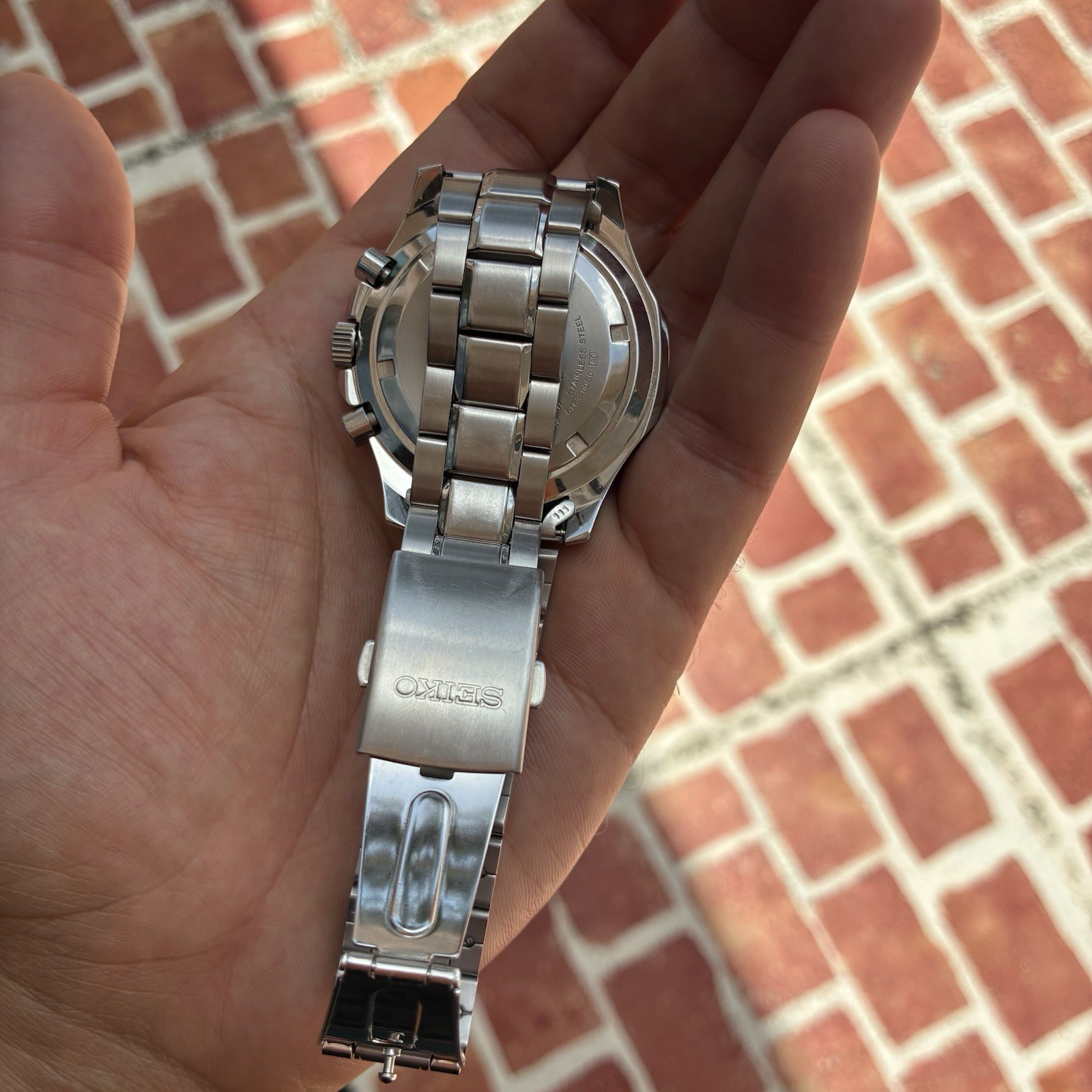 STUNNING Seiko Chronograph Men’s Watch Read Description