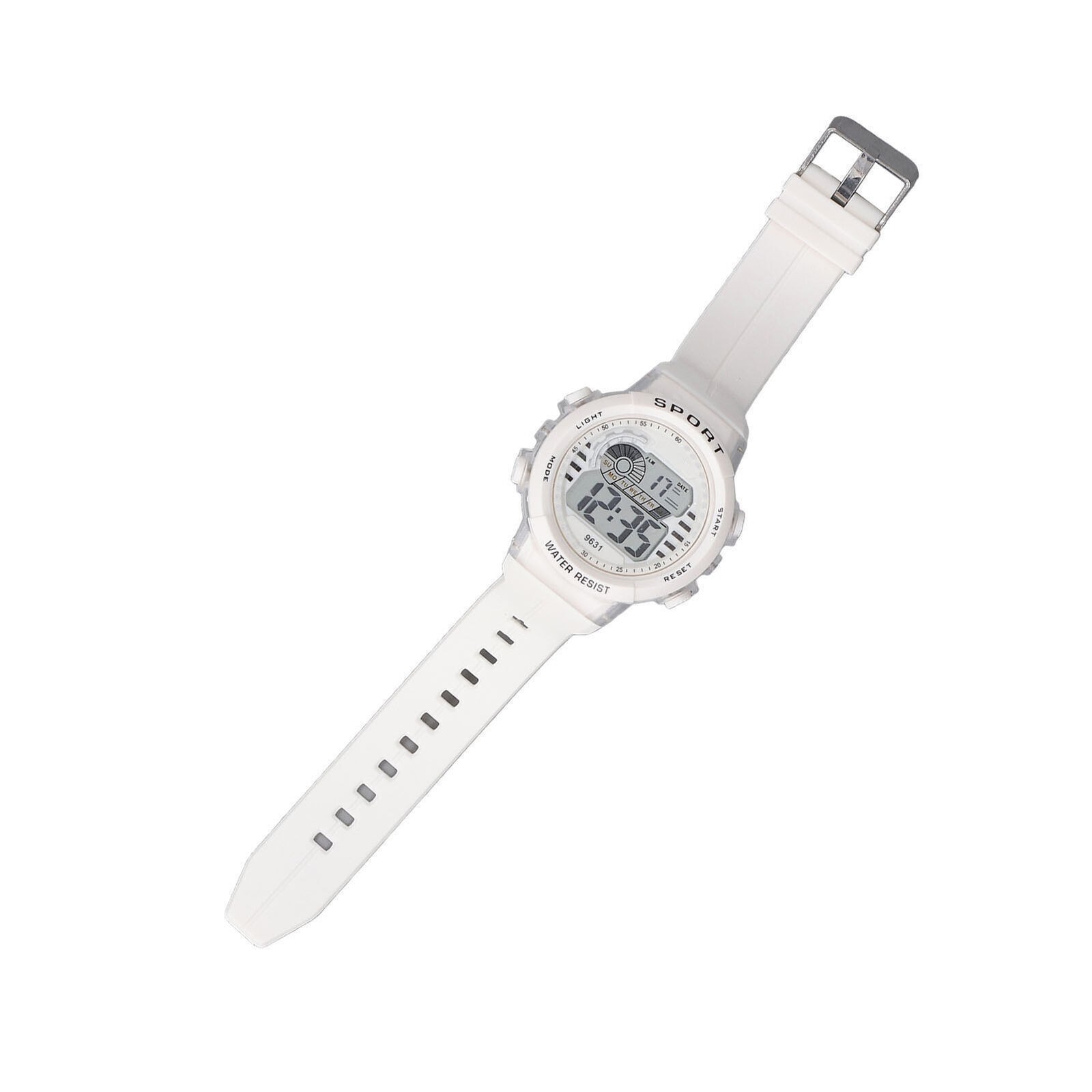 Kids Watch for 5‑17 Years Old 50m Waterproof 7 Color LED 12/24H Calendar Display