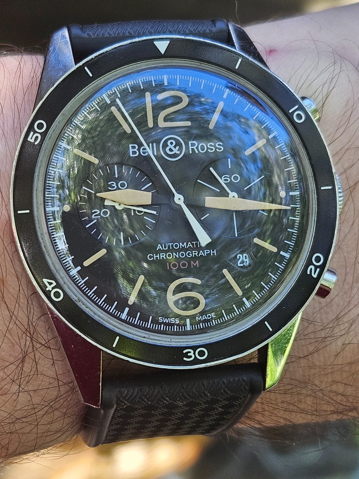 Bell & Ross BR 126 Sport Heritage Automatic Chronograph Ref. BR 126-94-SP-19152