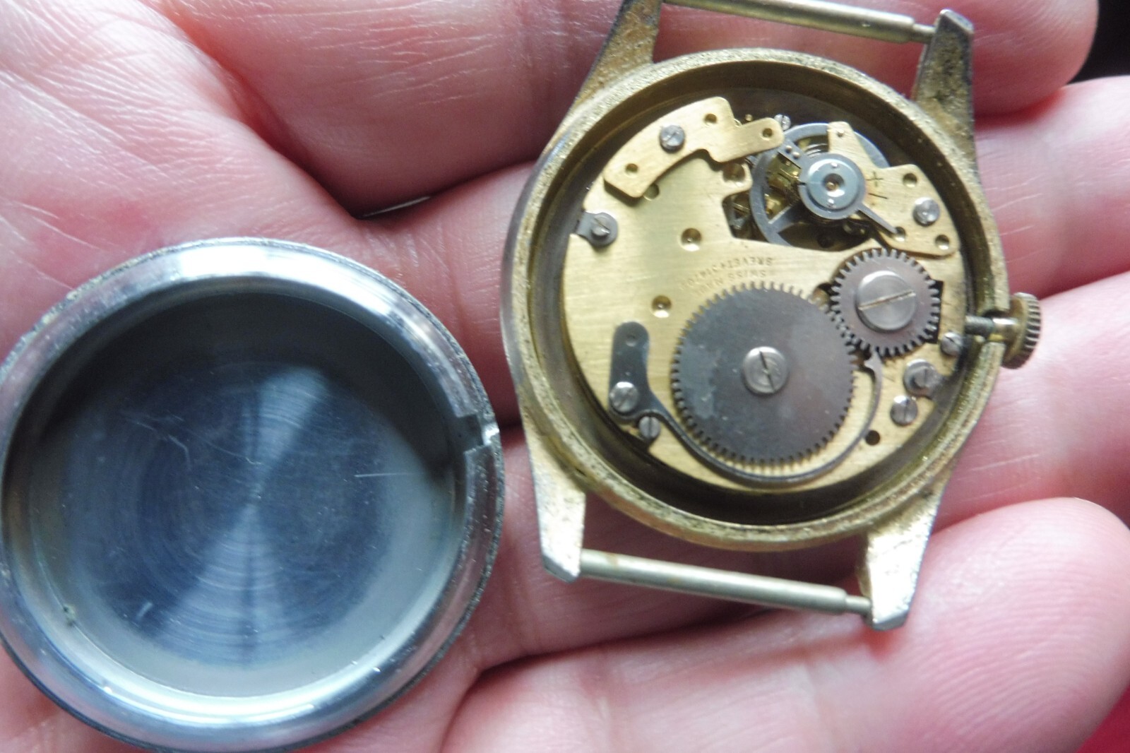 OMNIA De Lux Watch, Beautiful, Old Wristwatch, Manual Winding