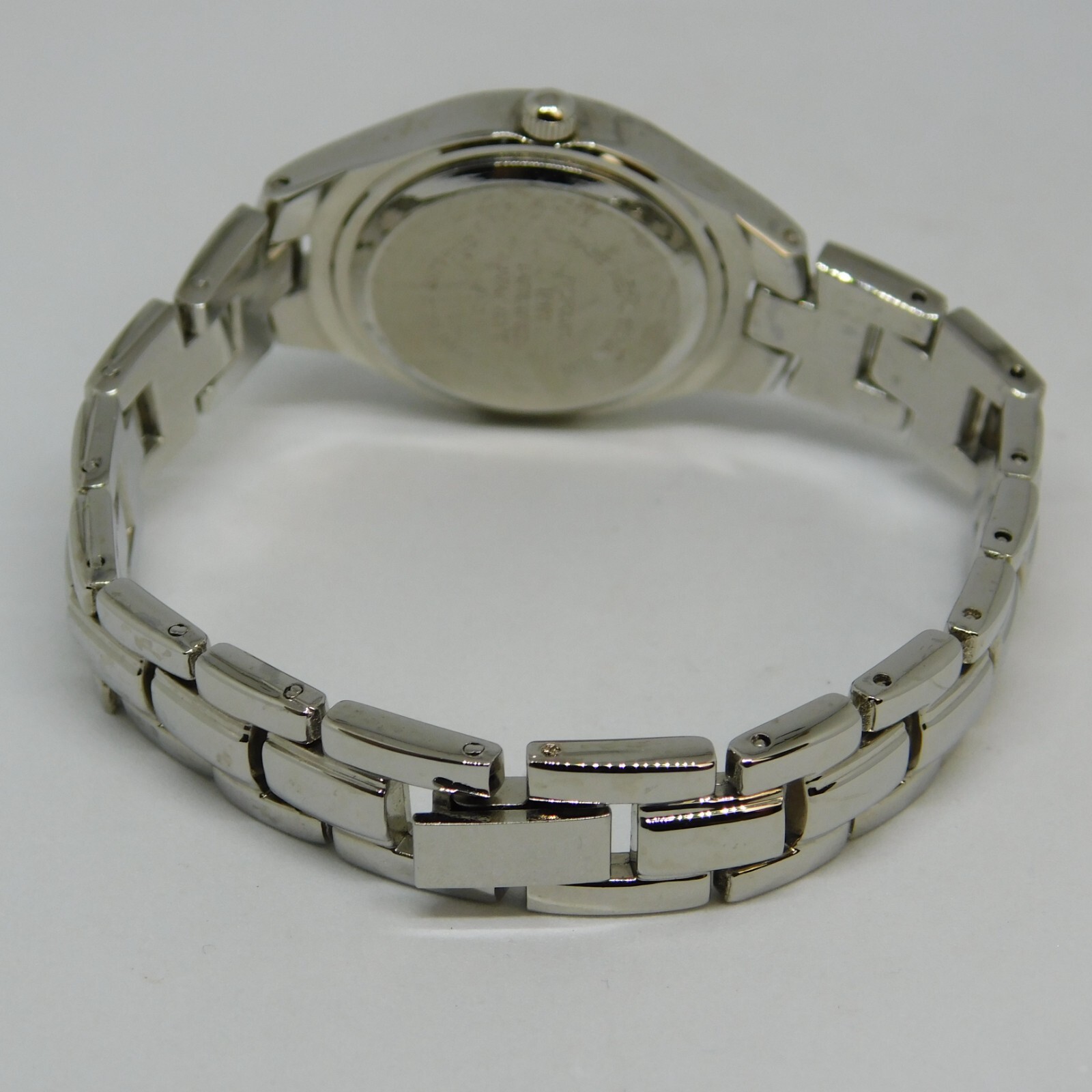 FOLIO FMDFOL051 Silver Tone Quartz Analog Women’s Watch Sz. 6 1/4″ New Battery