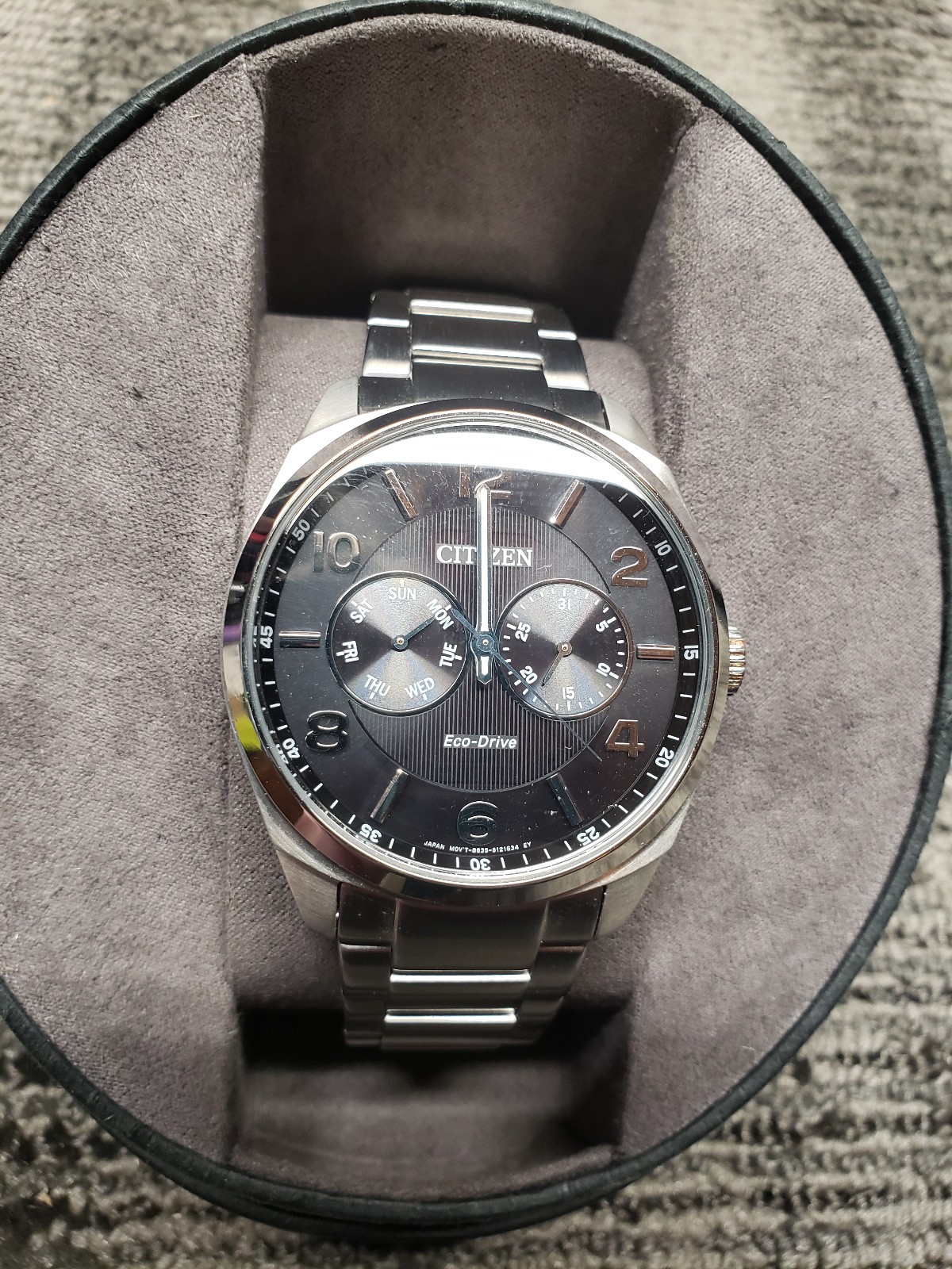 Mens Citizen Eco-Drive Watch/ Stainless Steel/ 8635-S083796, 791022135,Excellent