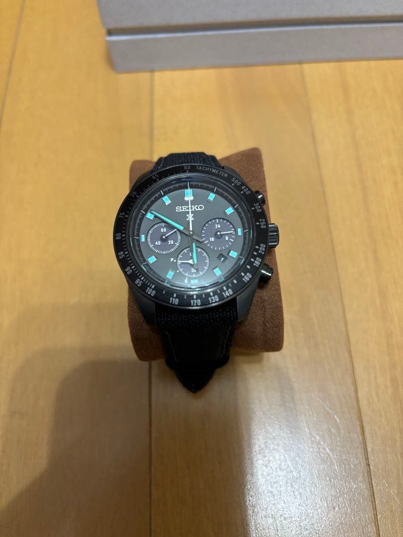 SEIKO Prospex Speed Timer SBDL105 Chronograph Solar Men’s Watch C#146856 FS