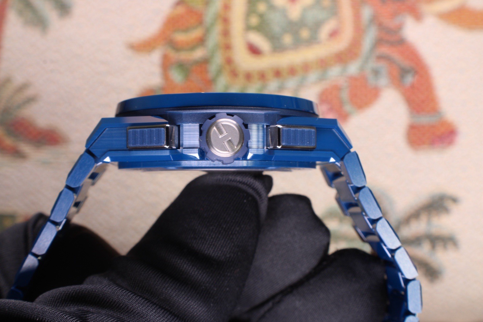 Hublot Big Bang Integrated Blue Ceramic 42mm Integral Unworn LNIB 451.EX.5123.EX