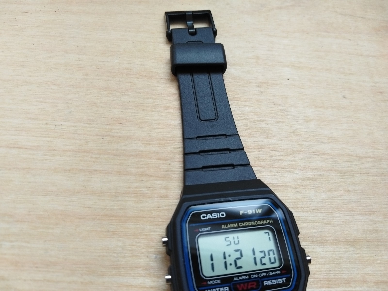 Casio Standard Digital Black Resin Band Watch F91W-3D F-91W-3D