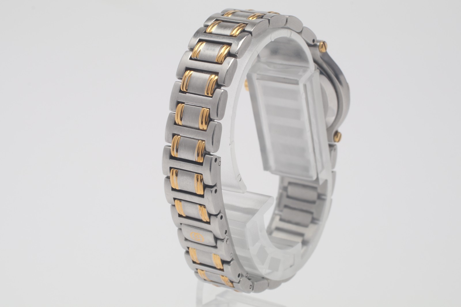 [Exc+5] GUCCI 9000L Black Dial Gold 25mm Date Quartz Women’s Watch From JAPAN