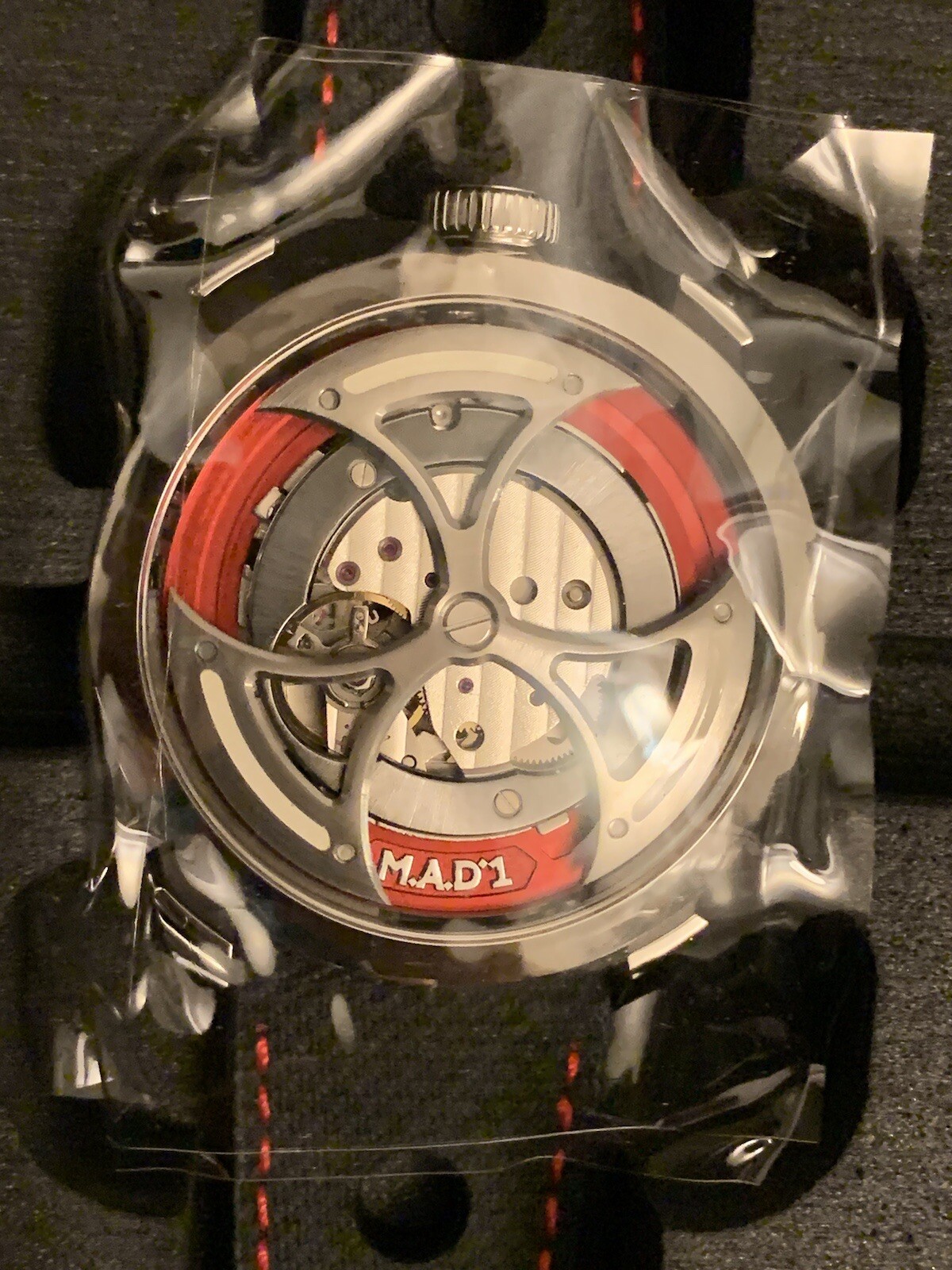 CHEAPEST NEW MB&F RED M.A.D.1 DISCONTINUED Wristwatch M.A.D.Editions MAD1 MAD