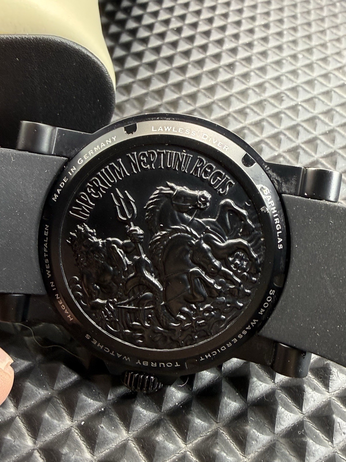 Tourby Lawless Diver 45MM Black PVD, UBER THICK CHUNKY MONKEY~1650’ 500M Depth